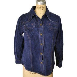 Vintage 70s Kemington Express Dark Blue Shirt